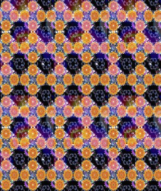 Raster illüstrasyonu. Küçük çaplı çiçeklerdeki basit şirin desenler. Tekstil veya kitap kapakları, imalat, duvar kağıtları, baskı, hediye paketi ve yapıştırma kitabı için çiçek eskiz geçmişi.