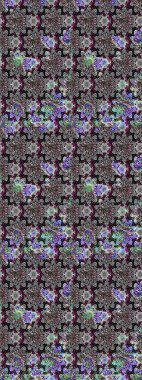 Simple cute pattern in small-scale flowers. Raster illustration. Floral sketch background for textile or book covers, manufacturing, wallpapers, print, gift wrap and scrapbooking.