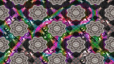 Düz Çiçek Elementleri Tasarımı. Gri renkli çiçekler. Raster illüstrasyonundaki çiçek desenli çizim. Renkli Yaz Teması çizim şablonu.