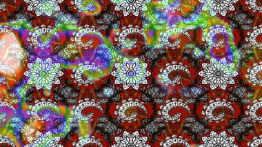 Hediye ambalaj kağıdı, tebrik kartları, posterler ve pankart tasarımı. Gri ve kahverengi renkli çiçekler. Raster düz çiçek çizim deseni.