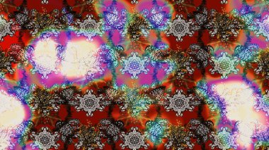 Nazik romantik baskı. Tatil havası. Raster güzel bir çiçek deseni çizmiş. Bahar mevsimi.