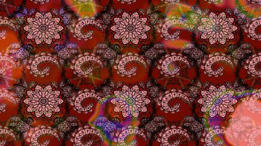 Renkli Bahar Teması eskiz kalıbı. Zentangle soyut çiçekleri. Karalama çiçeği. Düz Çiçek Elementleri Tasarımı. Güzel kumaş deseni. Raster illüstrasyonu.