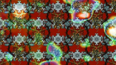 Raster illüstrasyonundaki çiçek desenli çizim. Renkli çiçekler. Renkli Bahar Teması eskiz kalıbı. Düz Çiçek Elementleri Tasarımı.