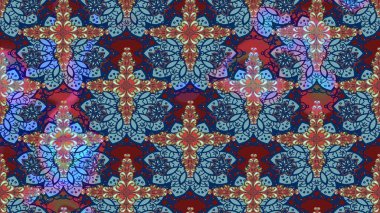 Eski usul. Kumaş, tekstil, duvar kağıdı baskısı için. Raster illüstrasyonu. Raster. Eskiz geçmişi. Tomurcukları çiçekli sevimli çiçek deseni..