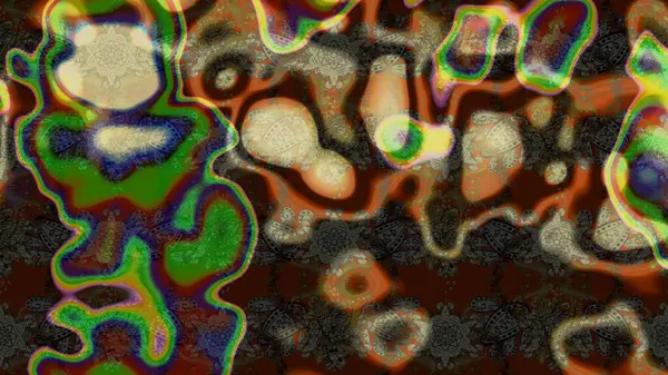 Renkli şirin çiçekler. Moda baskısı, albüm, ambalaj kağıdı ve duvar kağıdı için zarif dekoratif süslemeler. Küçük çiçekli basit bir çiçek çizimi. Raster illüstrasyonu.