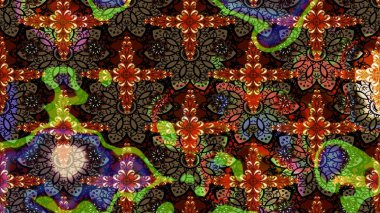 Küçük çiçekte güzel bir çiçek deseni var. Çiçekli çiçek deseni, suluboya. Raster deseni.