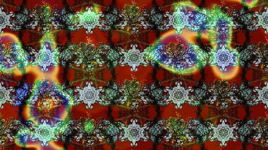 Çiçekli bahar çiçekleri. Moda baskıları için zarif bir şablon. Küçük çiçekte güzel bir desen. Robot resim. Küçük renkli çiçekler. Motley illüstrasyonu.