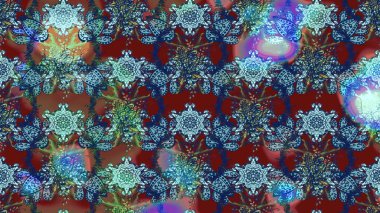 Renkli grunge, kolo çiçekleriyle soyut bir arka plan oluşturur. Parmak izi, kumaş, duvar kâğıdı, tekstil için raster dokusu. Nakış desenli çiçek deseni..