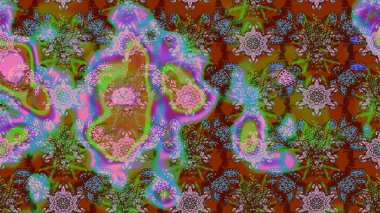 Küçük renkli çiçekler. Küçük çiçekte güzel bir desen. Çiçekli bahar çiçekleri. Motley illüstrasyonu. Moda baskıları için zarif bir şablon. Çizim.