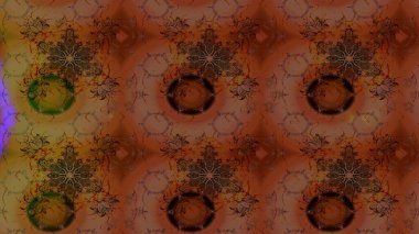 Klasik çiçek tasarımı elementleri. Kıvırcık çiçekler renkte şekillenir. Raster illüstrasyonu.