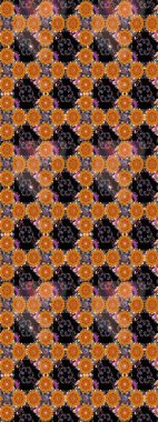 Güzel kumaş deseni. Zentangle soyut çiçekleri. Karalama çiçeği. Raster illüstrasyonu. Renkli Bahar Teması eskiz kalıbı. Düz Çiçek Elementleri Tasarımı.