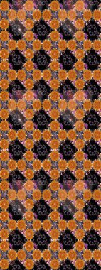 Güzel kumaş deseni. Zentangle soyut çiçekleri. Karalama çiçeği. Raster illüstrasyonu. Renkli Bahar Teması eskiz kalıbı. Düz Çiçek Elementleri Tasarımı.