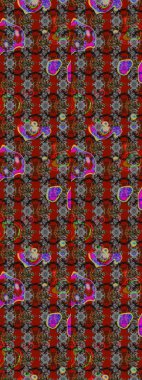 Raster çiçek desenli çiçek deseni, yapraklar, dekoratif elementler, sıçrama, lekeler, el çizimi kontur çizgileri ve Doodle çizim stili, grafik raster çizim çizimi.