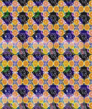 Düz Çiçek Elementleri Tasarımı. Mavi renkli çiçekler. Renkli Bahar Teması eskiz kalıbı. Güzel çiçek deseni..