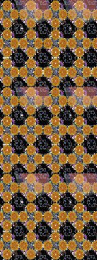 Eskiz arkaplan modeli. Suluboya, elle çizilmiş. Siyah yapraklı yabani çiçekler. Raster illüstrasyonu.