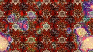 Tekstil için figür. Davetiye ve kartpostal tasarımı için dekoratif çiçek unsurları. Yapraklı çizim şekli. Şirin, zarif çiçekler Raster illüstrasyonu. Poster veya kapak için arkaplan.