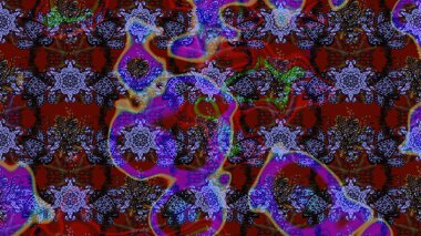 Etnik Mandala havlusu. Tebrik kartı geçmişi, boyama kitabı, arkaplan ve tekstil için kullanılabilir. Sınır Kızılderili çiçekli paisley patten. Taslak süsleme izi. Raster Henna tarzı.