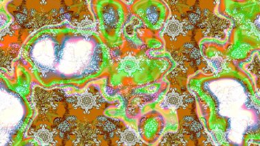 Renkli çiçek desenli çizim. Suluboya tarzında renkler üzerine çiçekler.