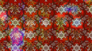 Suluboya elle çizilmiş çiçek desenli eskiz deseni. Parlak renkli fantezi çiçekleri, yapraklar, renkli tomurcuklar.