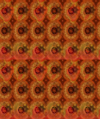 Renkli Bahar Teması eskiz kalıbı. Düz Çiçek Elementleri Tasarımı. Çiçekli çizim şekli. Kahverengi renkte çiçekler.