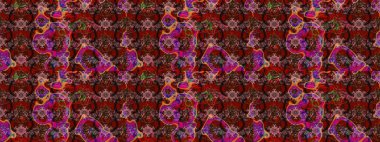 Kahverengi ve kırmızı renkte güzel çiçekler, suluboya desenli, duvar kağıdı, kart ya da kumaş için fayanslı eskizler. Raster..