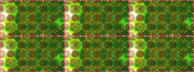 Halk tarzı. Parlak renkli çiçekleri ve yeşil ve kahverengi renkte yaprakları olan şaşırtıcı, pürüzsüz çiçek deseni. Modern çiçek arkaplanı. Moda baskıları için zarif bir şablon.