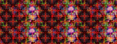 Tony 'nin kumaş kalıbını çiz. Raster illüstrasyonu. Modaya uygun kumaş deseni. Küçük çiçekte sevimli çiçek deseni var..