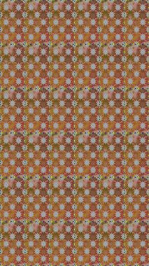 Raster Hip kumaş deseni. Kusursuz Vintage Çiçek Deseni.