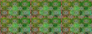 Varicologreen ve nötr raster pürüzsüz çizim. Bir sürü yeşil ve nötr soyut çiçekli tropik, pürüzsüz desen. Küçük çiçekte sevimli çiçek deseni var..