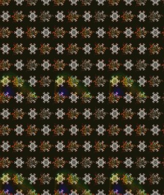 Gri renkli çiçekler. Raster illüstrasyonu. Tropikal çizim çiçek deseni.