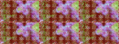 Çiçekli karalama şeklinde Raster çiçek deseni. Tarafsız ve kahverengi renkte çiçekler. Yumuşak, bahar çiçekli arka plan.