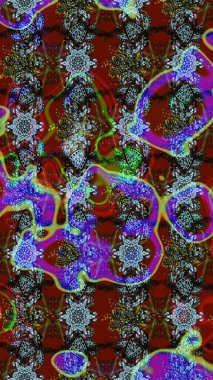 Kırmızı, kahverengi ve mavi çiçekli suluboya desenli zarif eskiz deseni, tasarım elemanları. Düzenlenebilir. Düğün davetiyeleri için çiçek deseni, tebrik kartları, hatıra defteri, baskı, hediye, imalat