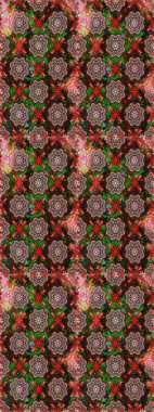 3 boyutlu çiçekler, pürüzsüz. Kahverengi ve gri renklerde. Raster illüstrasyonu.