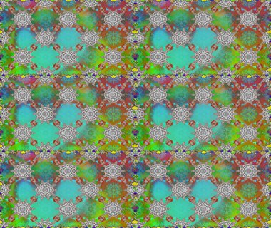 Düz Çiçek Elementleri Tasarımı. Çiçek deseni. Raster kusursuz. Güzel kumaş deseni. Renkli Bahar Teması Kusursuz Arkaplan.