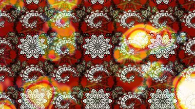 Raster Güzel kumaş deseni. Çiçek arkaplan ile soyut zarafet çizim deseni.