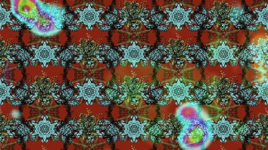 Renkli Bahar Teması eskiz kalıbı. Düz Çiçek Elementleri Tasarımı. Sevimli çiçek raster deseni. Renkli çiçekler.