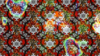 Çizim çiçek deseni duvar kâğıdı olarak kullanılabilir. Renkli çiçekler. Raster illüstrasyonu.