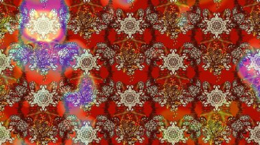 Çiçek desenli eskiz. Renkli Bahar Teması eskiz kalıbı. Renkli çiçekler. Düz Çiçek Elementleri Tasarım Raster illüstrasyonu.