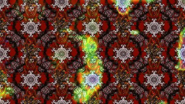 Asyalı tekstil renkleri. Raster illüstrasyonu. Suluboya çiçekli çiçek deseni.