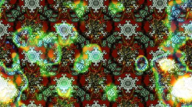 Renkli Yaz Temalı eskiz kalıbı. Düz Çiçek Elementleri Tasarımı. Raster Illustrasyon 'daki Çiçek Deseni' nin son moda çizimi. Renkli çiçekler.