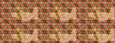 Kahverengi renklerde Raster altın deseni. Kış sembolü, Mutlu Noeller, Mutlu yıllar 2019. Altın kar taneleri basit, pürüzsüz desen. Soyut duvar kağıdı, ambalaj dekorasyonu.