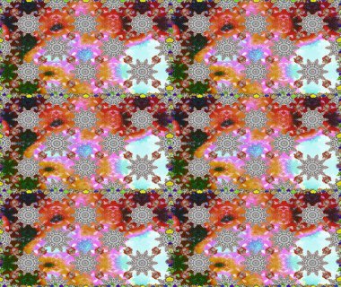 Küçük çiçekli basit, dikişsiz desen. Moda baskısı, albüm, ambalaj kağıdı ve duvar kağıdı için zarif dekoratif süslemeler. Gri ve nötr renklerde şirin çiçekler. Raster illüstrasyonu.