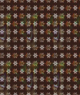 Düz Çiçek Elementleri Tasarımı. Chichi 'nin kumaş kalıbını çiz. Çiçek deseni. Renkli Bahar Teması eskiz kalıbı. Raster illüstrasyonu.