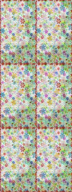 Yumuşak pamuk tasarımı. Sarma, tekstil ve duvar kâğıdı için kusursuz çiçek arkaplanı. Raster 'ın taze dokusu. Yumuşak fayans. Klasik çiçek deseni.