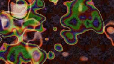 Raster düz çiçek çizim deseni. Hediye ambalaj kağıdı, tebrik kartları, posterler ve pankart tasarımı. Renkli çiçekler.