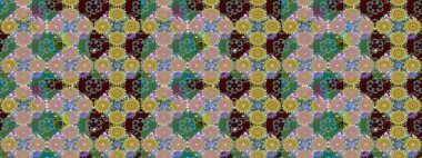 Raster illüstrasyonu. Çiçekli, yapraklı, çiçek desenli eskiz. El çizimi.