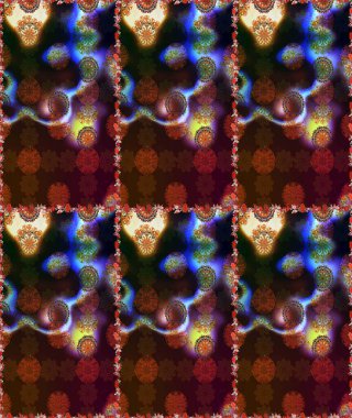 Sarma, tekstil ve duvar kâğıdı için kusursuz çiçek arkaplanı. Yumuşak fayans. Klasik çiçek desenli. Yumuşak pamuk tasarımı. Raster taze dokusu.