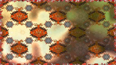 Bahar çiçekli, dikişsiz, sevimli çiçek deseni. Raster illüstrasyonu. Güzel kumaş deseni.