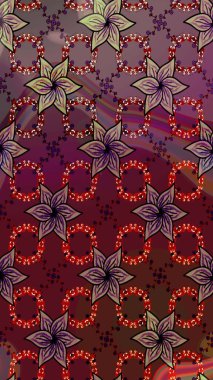 Raster illüstrasyonu. Flower eskiz arka planı. Şatafatlı bahar bahçesi dokusu. Çiçek deseni.