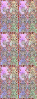 Sevimli çiçek desenli küçük çiçek. Raster resim. Sorunsuz.